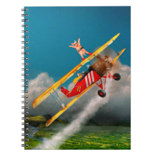 Flying Pigs - Plane - Hog Wild Notebook