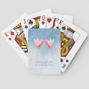 Flying Pigs Unbelievable Love Playing Cards