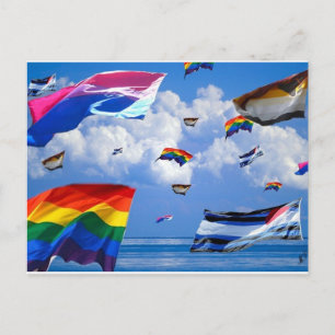 "Flying Pride" by Mark Thaler Postcard