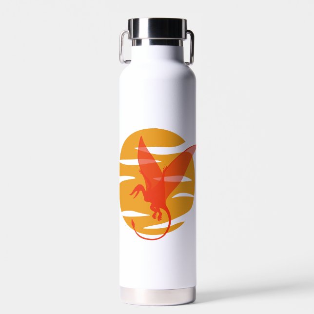 Flying Pterosaur Water Bottle (Front)