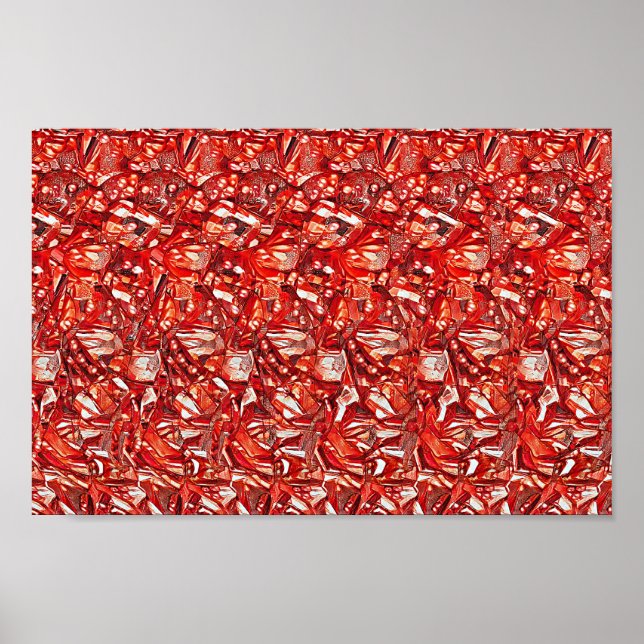 Flying puck - Hidden 3D print (Front)