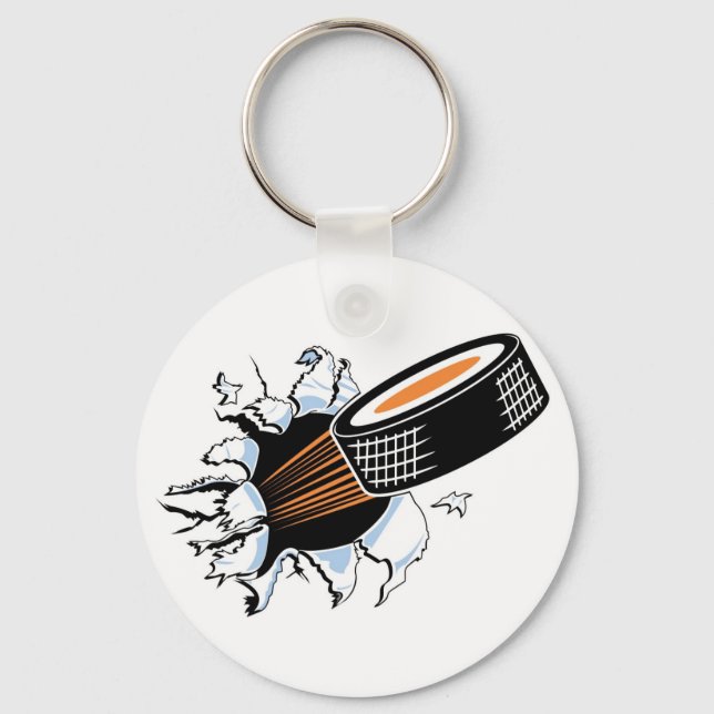 Flying Puck Key Ring (Front)