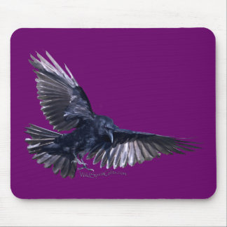 Flying Raven Mouse Mat