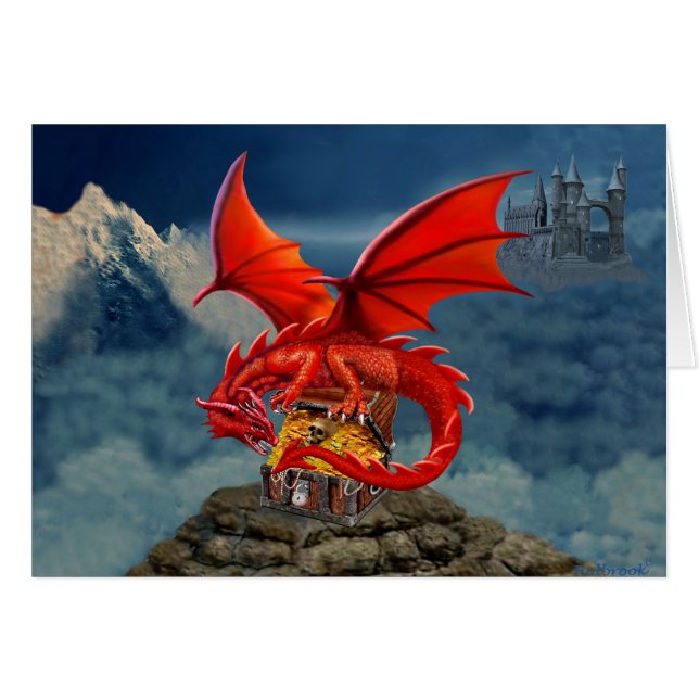Flying Red Dragon's Treasure Chest (Front Horizontal)