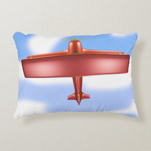 Flying Red Uproar Accent Pillow