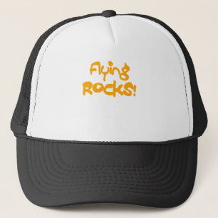 flying rocks trucker hat