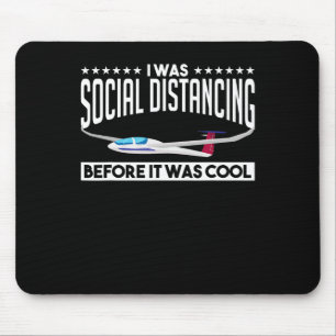 Flying Sailplane Pilot Glider Pilot Lovers Gift Mouse Mat