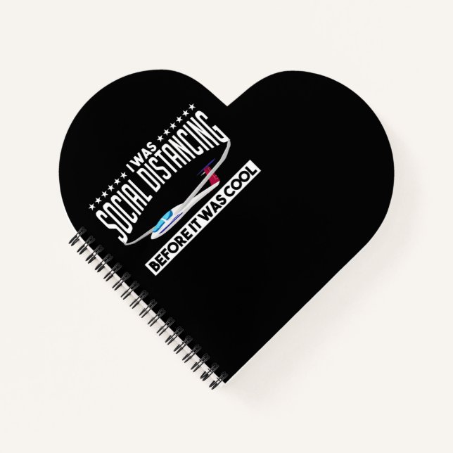 Flying Sailplane Pilot Glider Pilot Lovers Gift Notebook (Front)