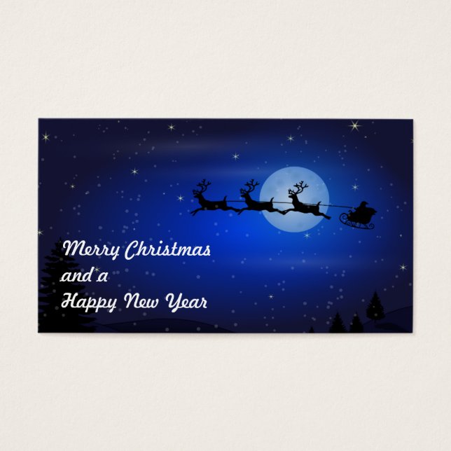 Flying Santa and His Reindeer (Front)