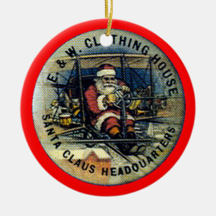 Flying Santa - Ornament