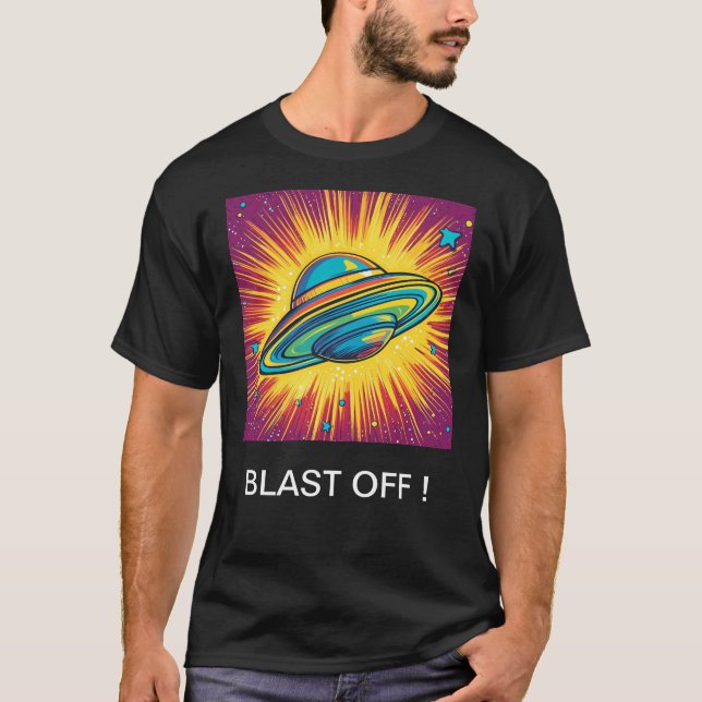 Flying Saucer 0002 T-Shirt (Front)