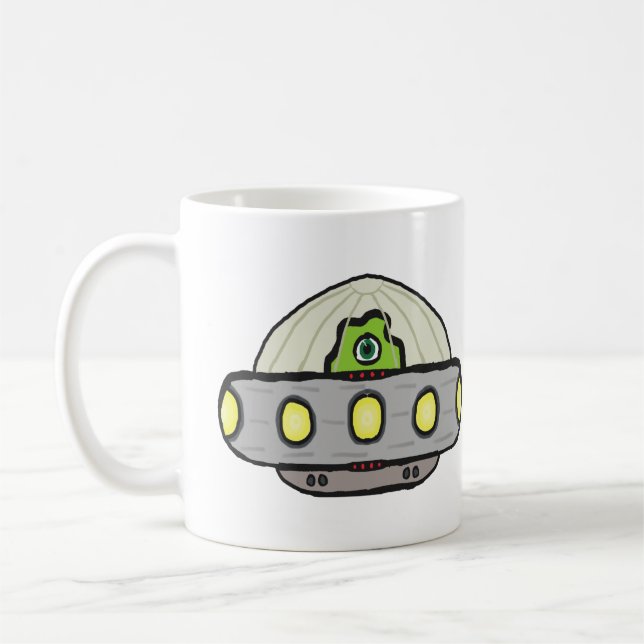 Flying Saucer Coffee Mug (Left)