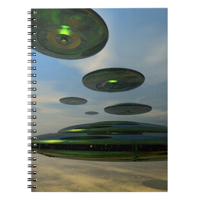 Flying Saucer Fleet Notebook (Front)