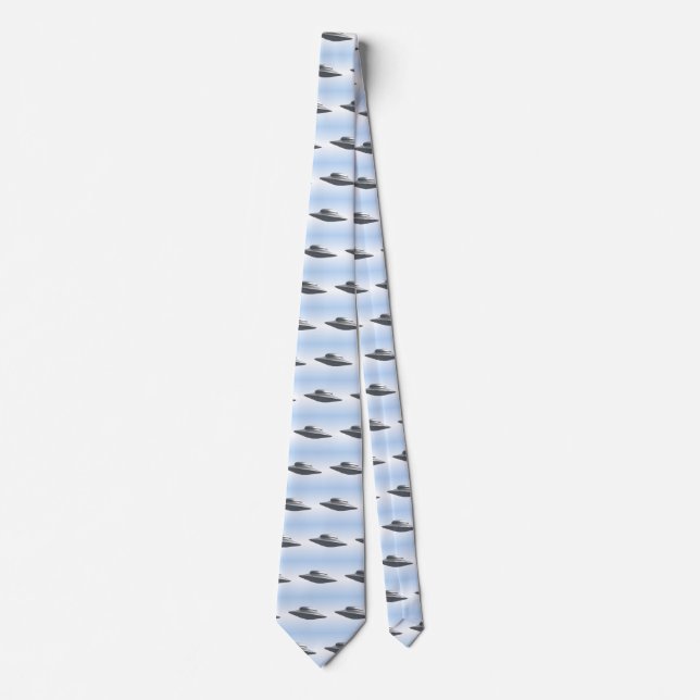 Flying Saucer Pattern Tie (Front)