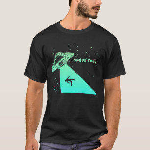 Flying Saucer UFO Astronauts are Aliens 7 T-Shirt
