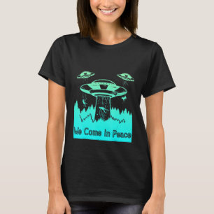 Flying Saucer UFO Astronauts are Aliens 9 T-Shirt