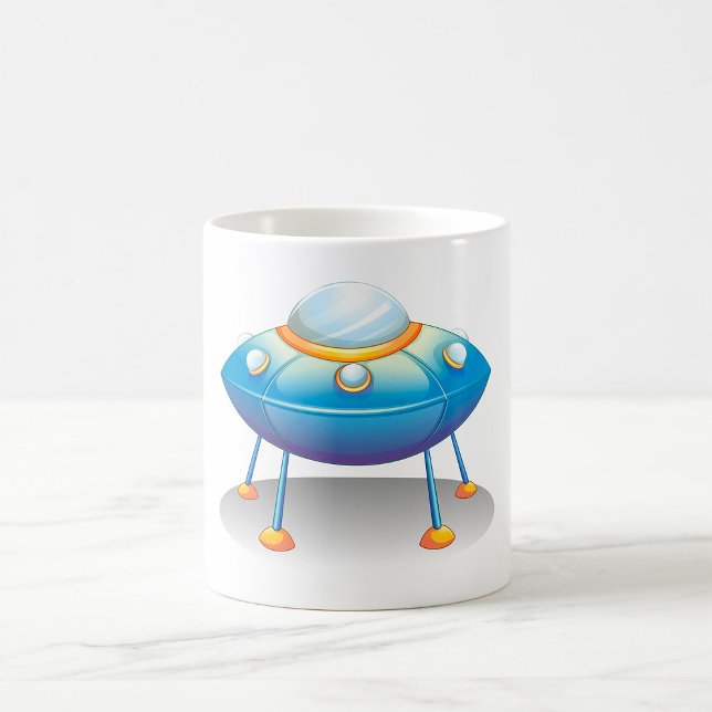 Flying Saucer UFO Coffee Mug (Creator Uploaded)