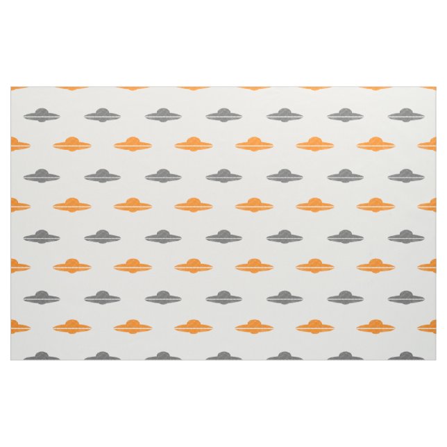 flying saucer ufo pattern fabric (Fat Quarter)