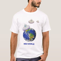 Flying saucers around the world T-Shirt