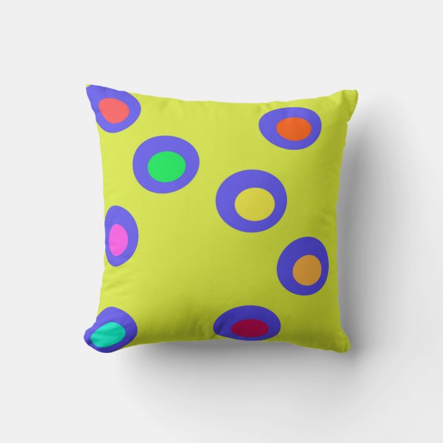 Flying saucers cushion (Front)