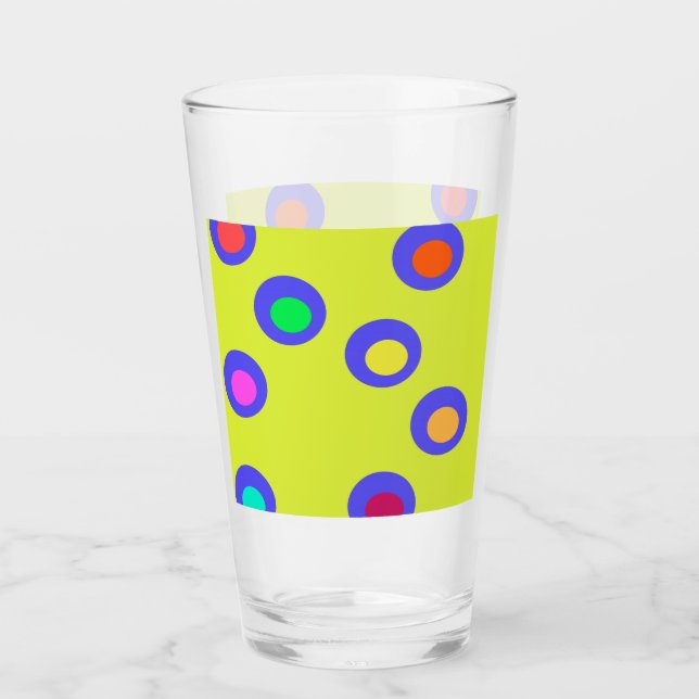 Flying saucers glass (Front)