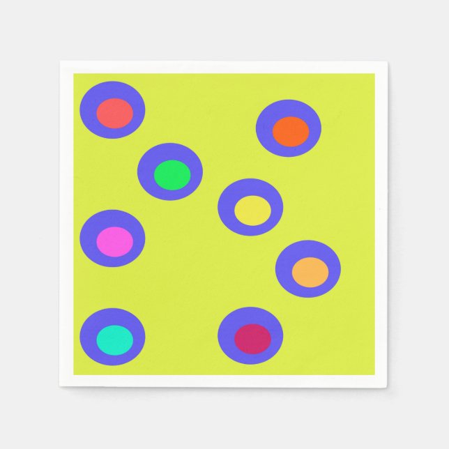 Flying saucers napkin (Front)