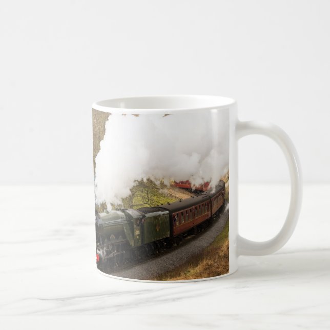 Flying Scotsman at Goathland Coffee Mug (Right)