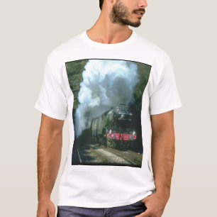 Flying Scotsman caught between_Steam Trains T-Shirt