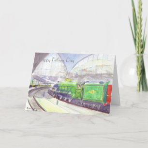 Flying Scotsman Fathers Day card
