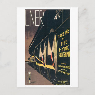 Flying Scotsman Liner Postcard