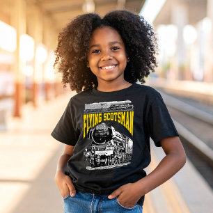 Flying Scotsman Steam Locomotive. 1923 LNER Train T-Shirt