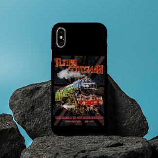 Flying Scotsman Steam Train English Locomotive iPhone 16 Case