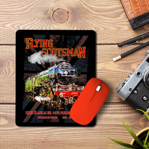 Flying Scotsman Steam Train English Locomotive Mouse Mat