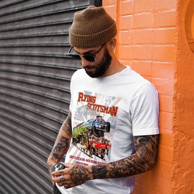 Flying Scotsman Steam Train English Locomotive  T-Shirt (Creator Uploaded)