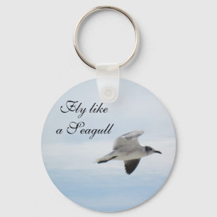 Flying Seagull Key Ring