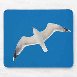 Flying seagull mouse mat