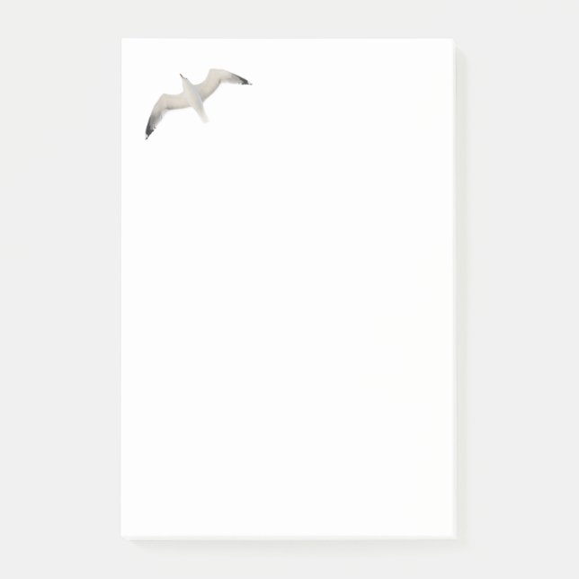 Flying seagull post-it notes (Front)