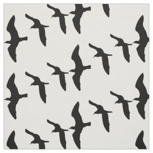 Flying Seagulls Fabric