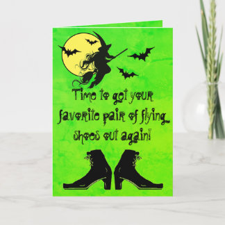 FLYING SHOES CARD