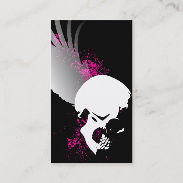flying skull business card (Front)