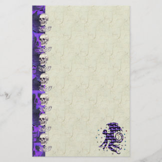 Flying Skull Monkey Stationery