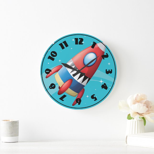 Flying Spaceship Clock (Creator Uploaded)