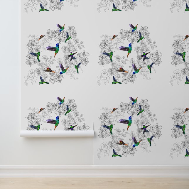 Flying Spring Birds Wallpaper (Application)