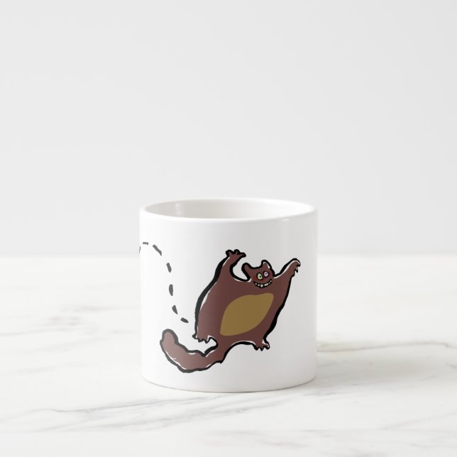 flying squirrel espresso cup (Front)