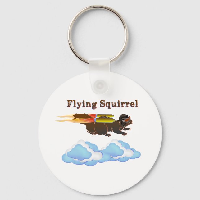 Flying Squirrel Key Ring (Front)