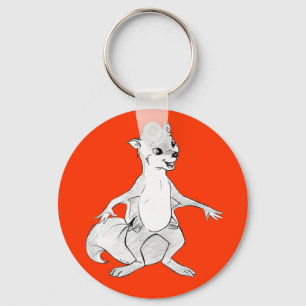 Flying squirrel key ring