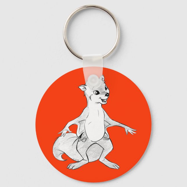 Flying squirrel key ring (Front)