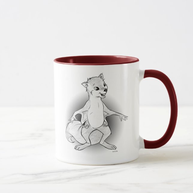 flying squirrel mug (Right)