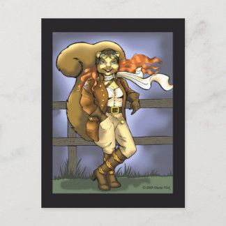 Flying Squirrel Postcard