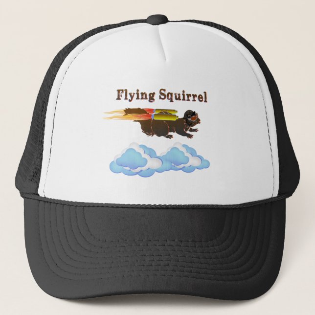 Flying Squirrel Trucker Hat (Front)